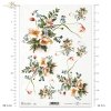 Papier ryżowy do decoupage - kwiaty, narcyzy i niezapominajki, bukiecik polnych kwiatków, decoupage z kwiatami R0223